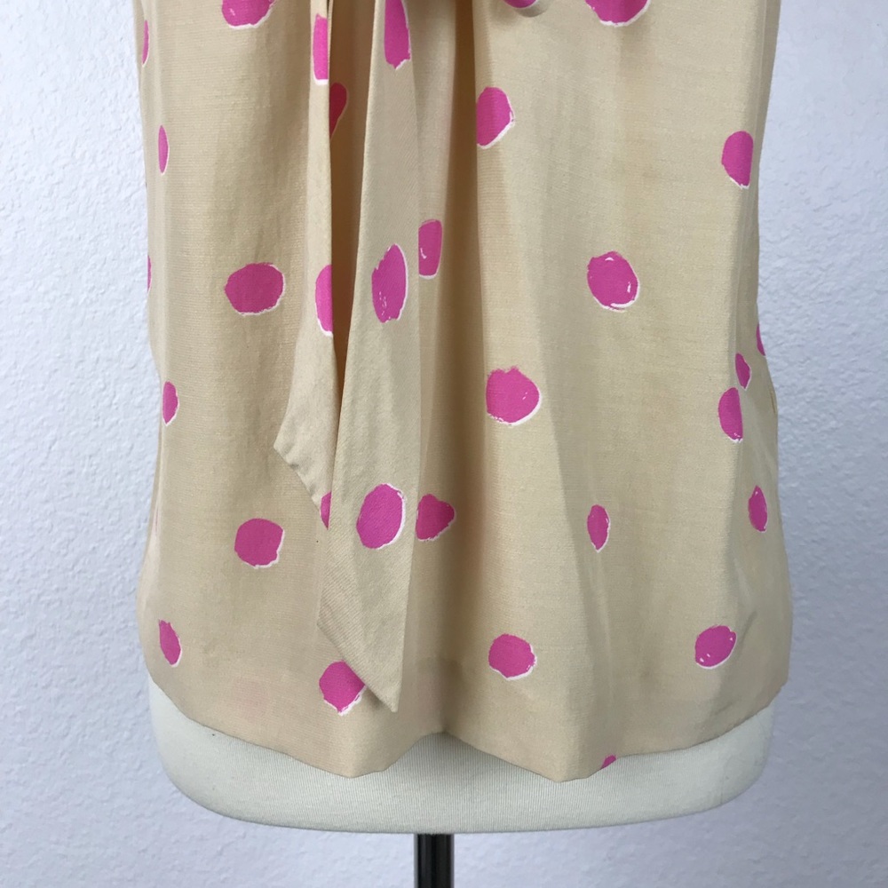 Kate Spade New York Silk Blend Polka Dot Top T47 - Picture 4 of 8